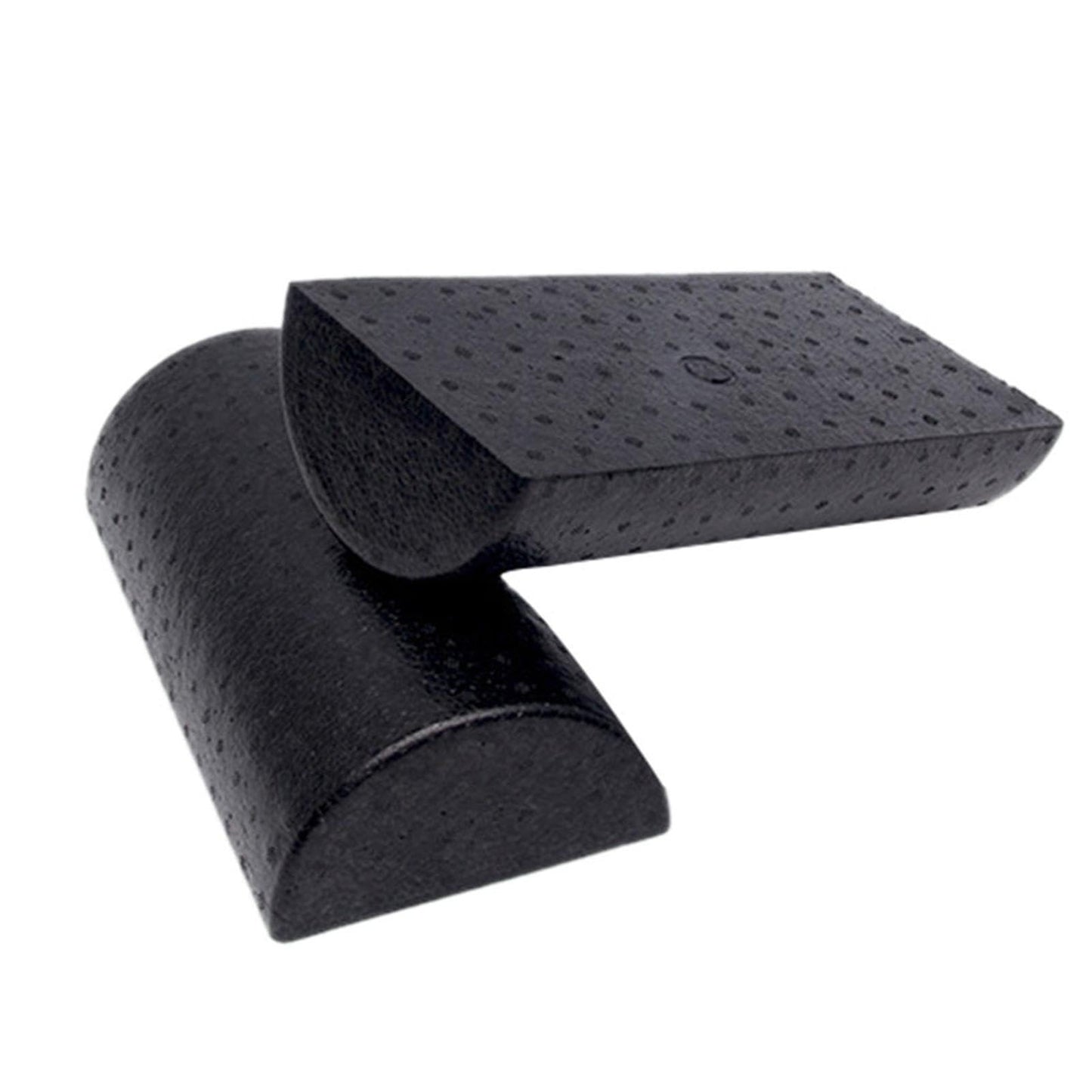 Half Cylinder Yoga Roller - Lightweight Half Moon Yoga Column Roller, Anti Slip D Shaped Foam Roller | Physical Therapyy Foam Roller, Recovery Foam Roller Suitable for Back Legs and Muscle Relief