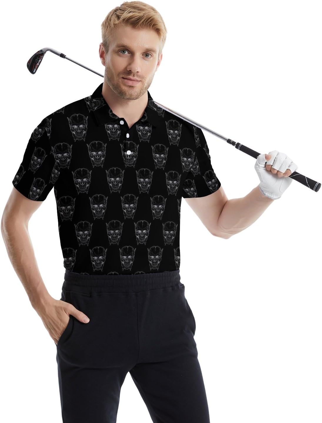 Skiennix Men's Golf Polo Shirts - Short Sleeve Performance Tops | Perfect Golf Gifts