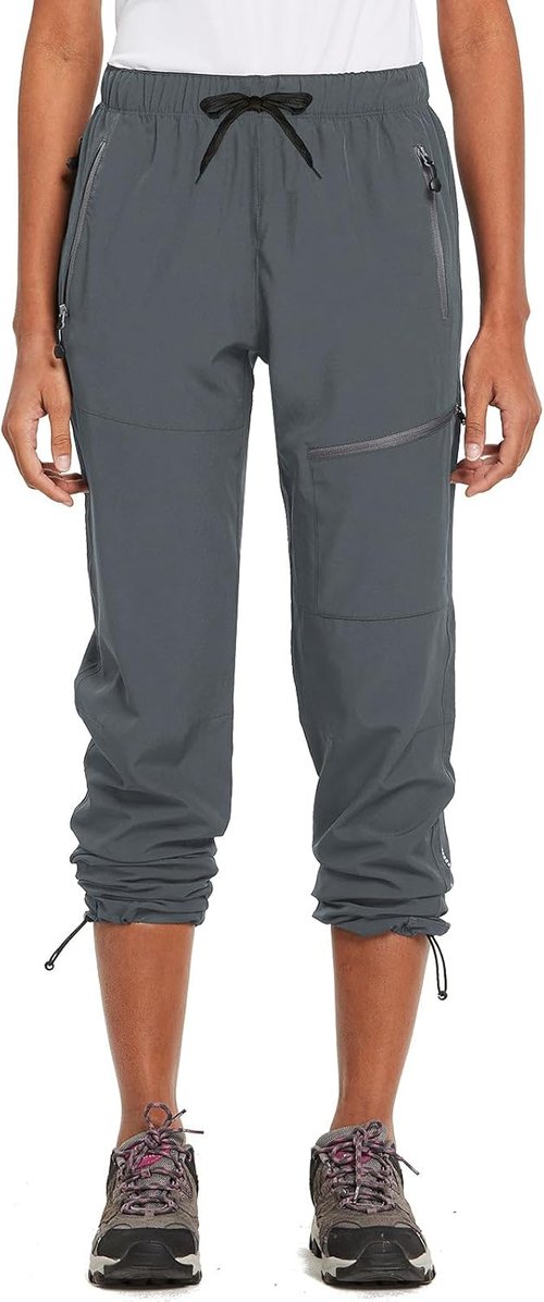 Baleaf Women's Hiking Pants - Quick Dry Lightweight Cargo Design | Water Resistant & Elastic Waist