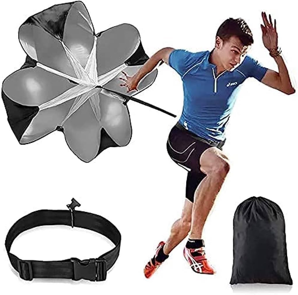 Skiennix Running Speed Training Parachute - 48-Inch Resistance Sprint Trainer for Kids