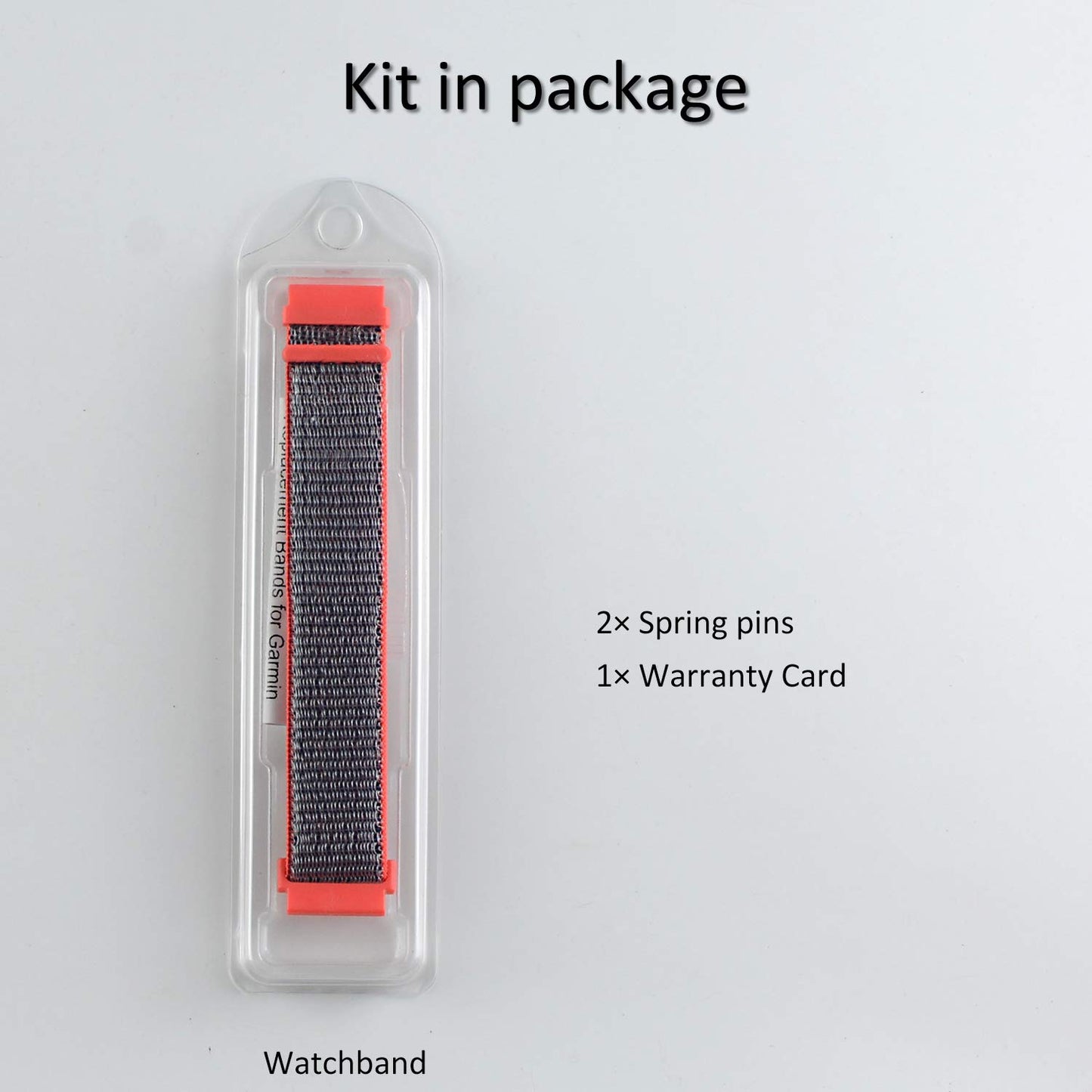 C2D JOY Compatible with Garmin Vivoactive 3 (Music) and Vivomove (HR) Replacement Band with Custom Quick Release Spring Bar, Sport Mesh Strap Nylon Weave Watchband for Sports - 10#, M (6.1-8.5 in.)