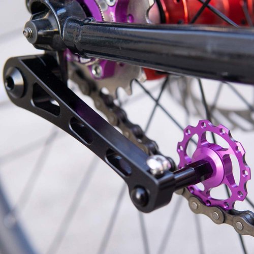 Bike Chain Tensioner Single Speed Chain Adjuster Converter for MTB, Road Bike
