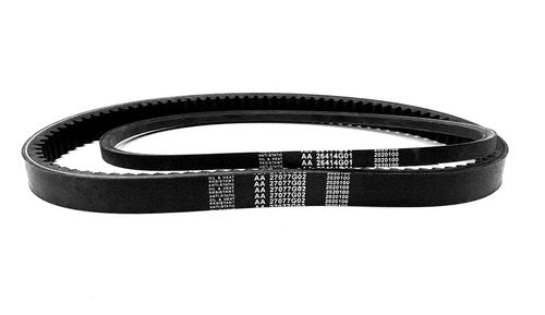 A.A Drive & Starter Generator Belt Set for EZGO 2 + 4 Cycle Gas Carts - 27077G02, 26414G01