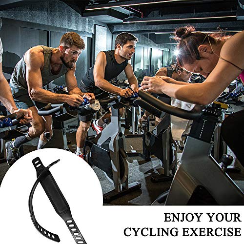 Adjustable Exercise Bike Pedal Straps - 2 Pairs, Non-Slip