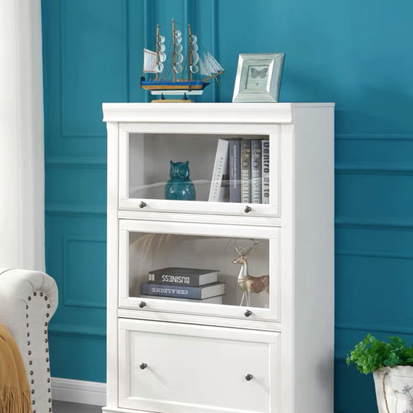 Teal Peel and Stick Wallpaper 15.7"x118" Solid Colour Contact Paper Modern Removable Self-Adhesive Vinyl Wallpaper for Room Walls Shelf Countertops Cabinets