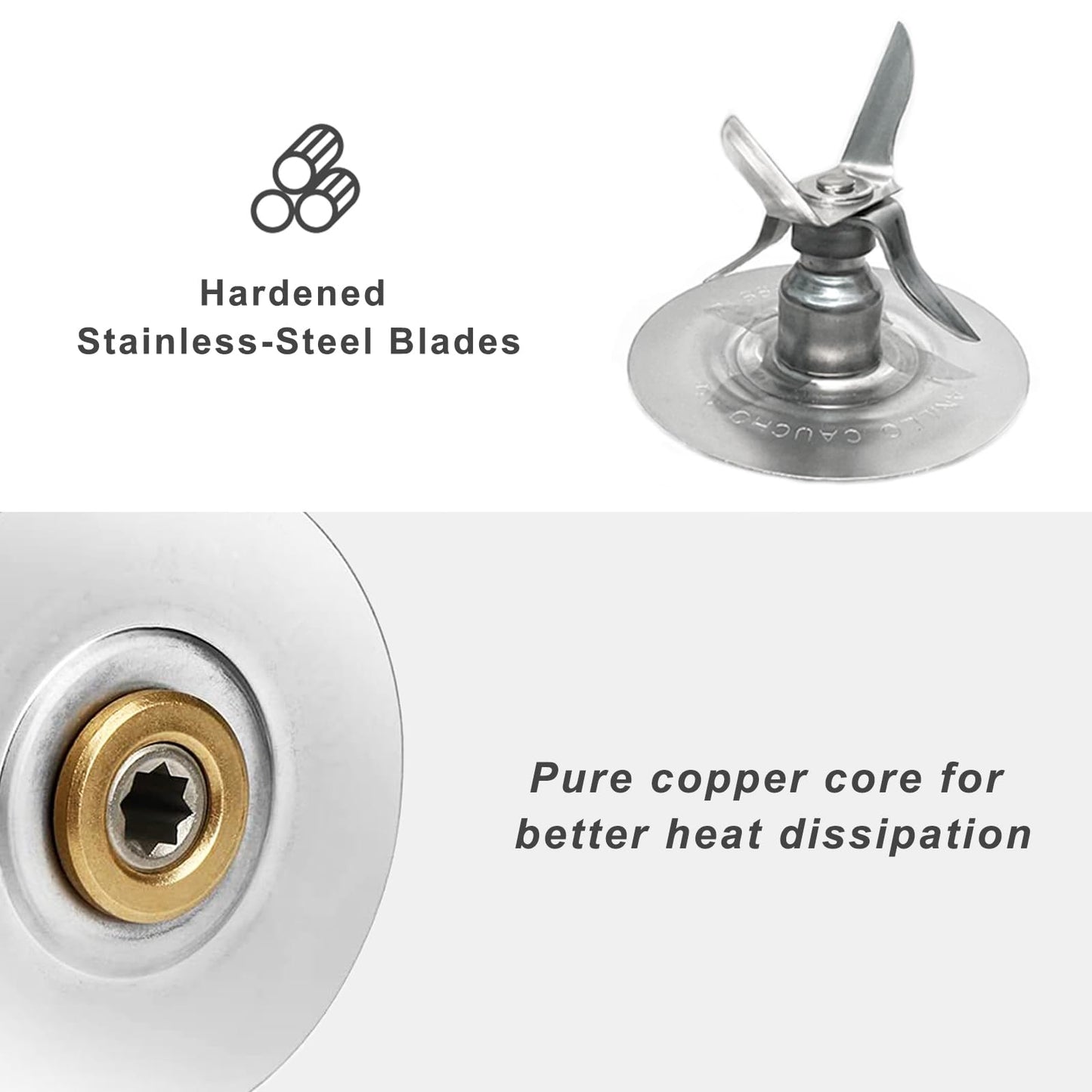 6 Cup Blender Glass Jar with Blade, Blender Replacement Parts for Aspas Para Licuadora Oster Osterizer (NOT fit Pro, Master or Versa models)