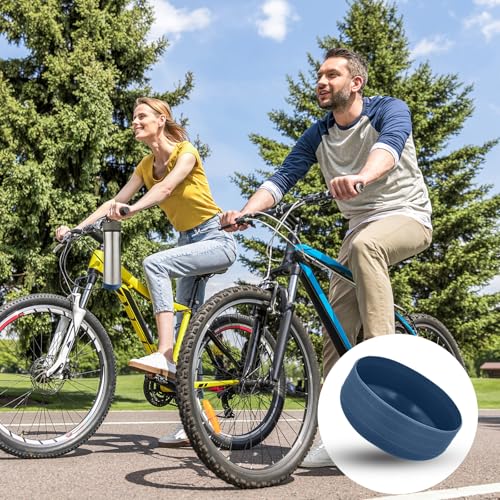 Silicone Water Bottle Boot - 2PCS for Contigo Ashland Chill 24oz - Dark Blue