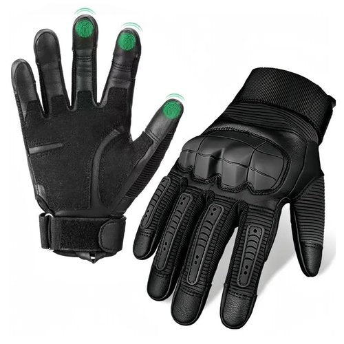 Homefy Tactical Gloves for Men & Women – Hard Knuckle Touchscreen Shooting Gloves, Airsoft, Paintball, Motorcycle Riding, Outdoor Gear for Hunting & Security (X-Large)