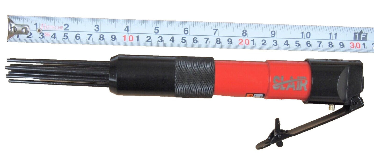 SLAIR 12"" Air Pneumatic Compact Needle Scaler 5000BPM 12 Needles Remove Paint Rust Welding XX578