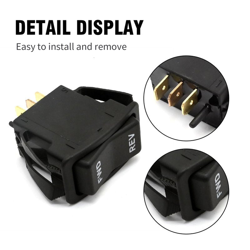 UOIENRT 74323G01 Golf Cart Forward Reverse Rocker Switch, Replacement for EZGO TXT PDS Electric Golf Carts 2003-Up, Replace 74323-G01