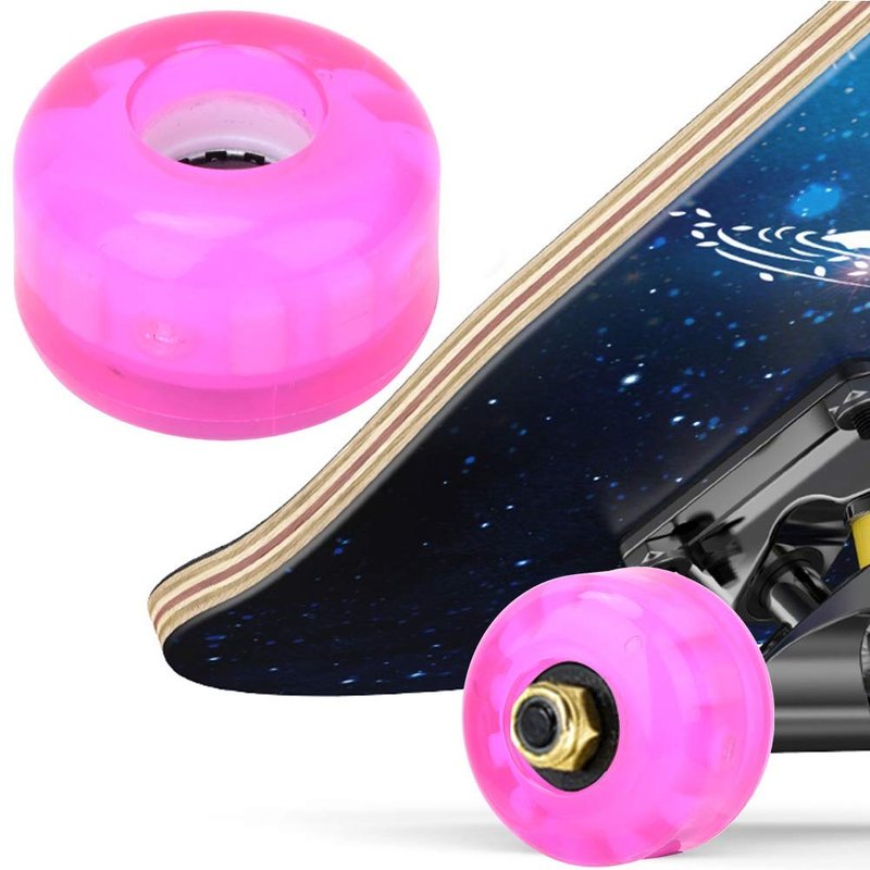 Vbest Life 54mm 82A Skateboard Wheels,4Pcs Flashing Trick Skating Wheels for Skateboarder Replacing Wheels