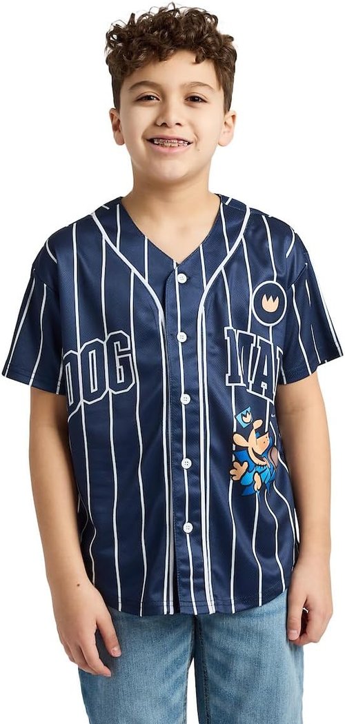 Dog Man 16 Boy's Baseball Jersey & Tee Combo Set - Stylish & Comfortable | Perfect for Playtime
