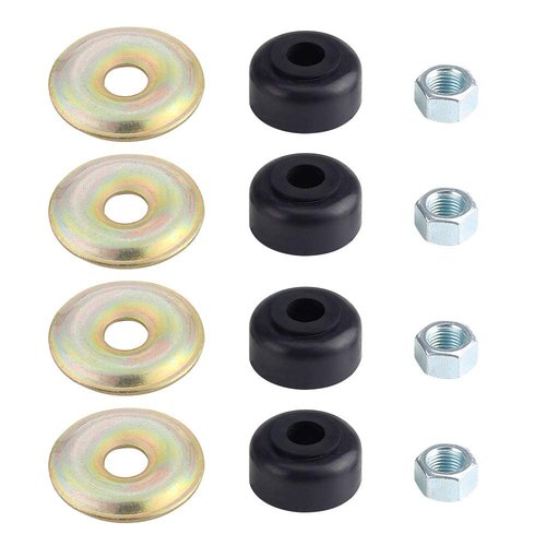 10L0L Golf Cart Shock Absorber Cushion Bushing Kit for EZGO TXT Marathon 1989-up, Club Car DS and Precedent 1982-Up, OEM# 1011415 10194G1 10435G1