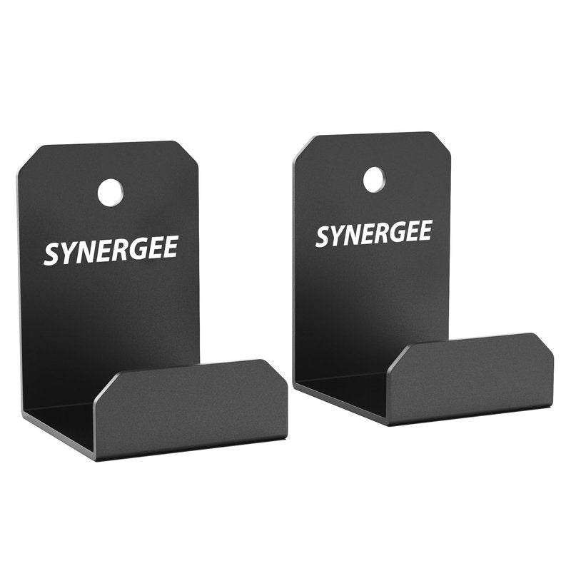 Synergee Weight Bench or Rower Wall Rack - Durable Steel Construction, Space-Saving Wall-Mounted Holder for Home Gym & Fitness Equipment, Easy Installation.