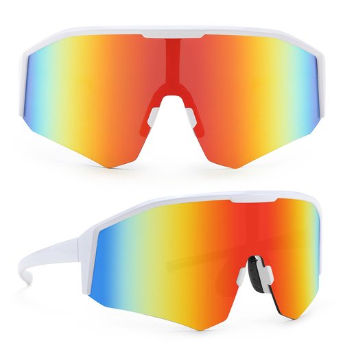 Karsaer Sports Sunglasses Cycling Glasses Visor Cool Shades Youth Baseball Softball Sun Glasses for Boys Girls 8-14