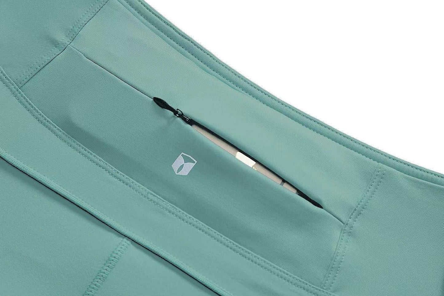 Tough Mode Women's 3" Lightweight Running Shorts - Breathable Mesh Liner & Zip Pocket