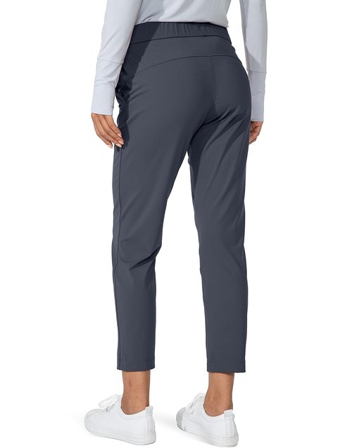 G Gradual Women's 7/8 Stretch Ankle Sweatpants - Deep Pockets for Golf, Athletic, Lounge, Travel, Work