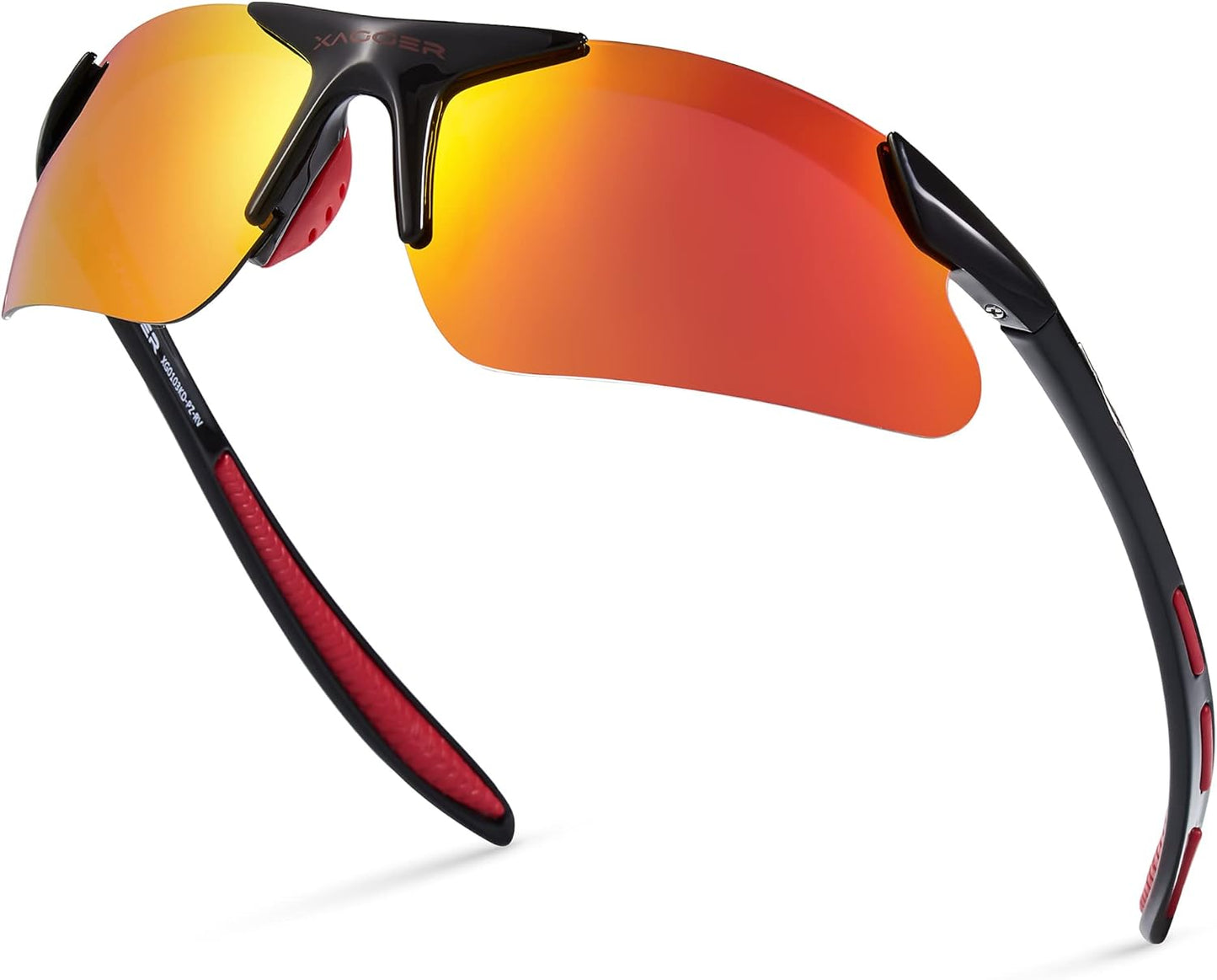 Xagger Kids Polarized Sports Sunglasses - Lightweight TR90 Frame for Boys & Girls | Ideal for Baseball & Softball