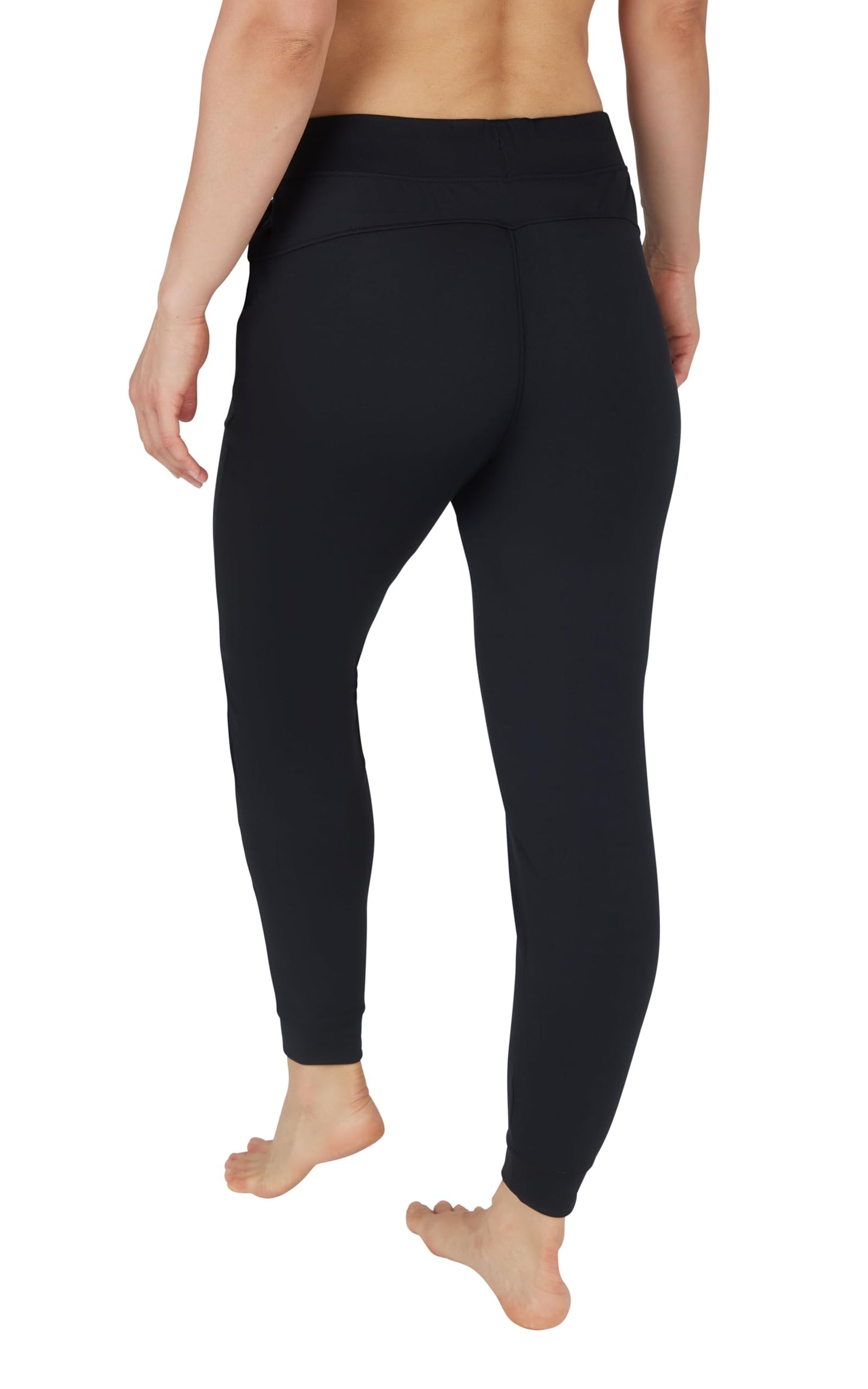 90 Degree By Reflex Womens High Waisted Jogger Lightweight Athletic Lounge Workout Pants with Pocket and Drawstring - Black - XL