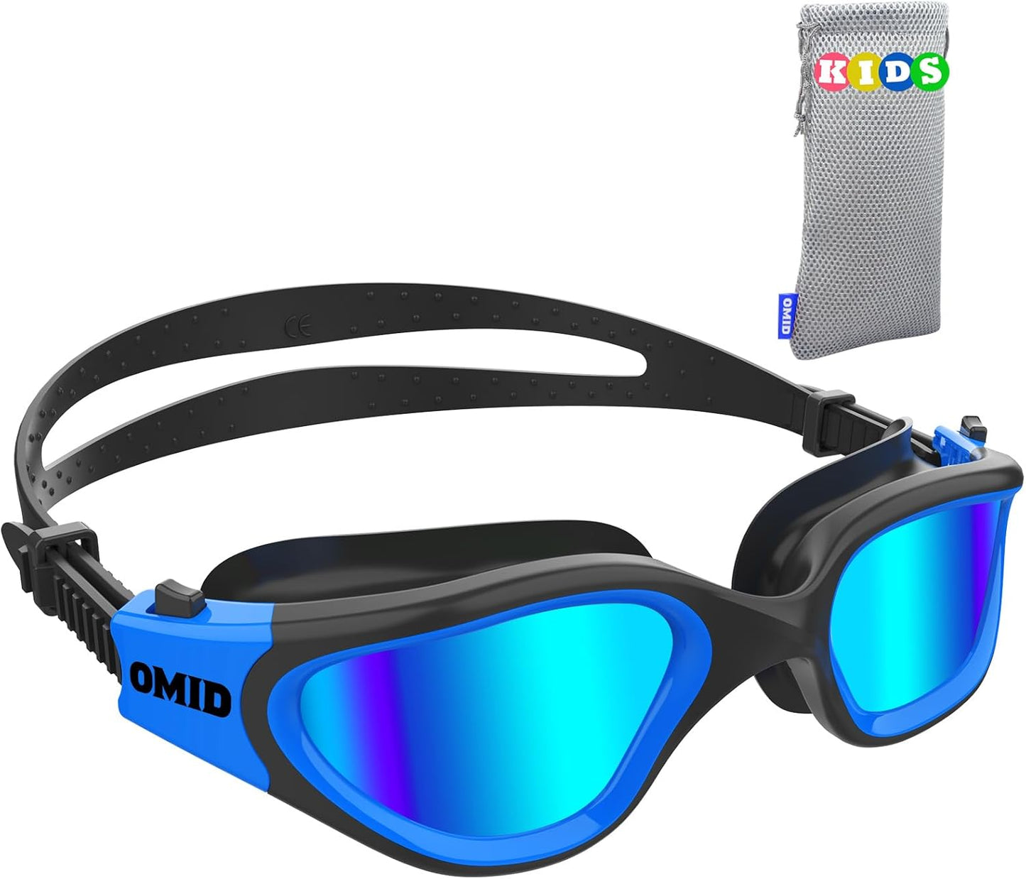 OMID Kids Swim Goggles - Polarized Comfort for Ages 6-14 | Perfect for Clear Vision in Water