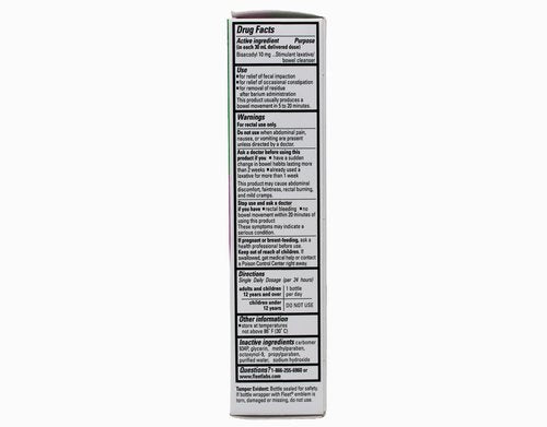 Fleet Laxative Bisacodyl Enema, 1.25 fl oz (Pack of 10)