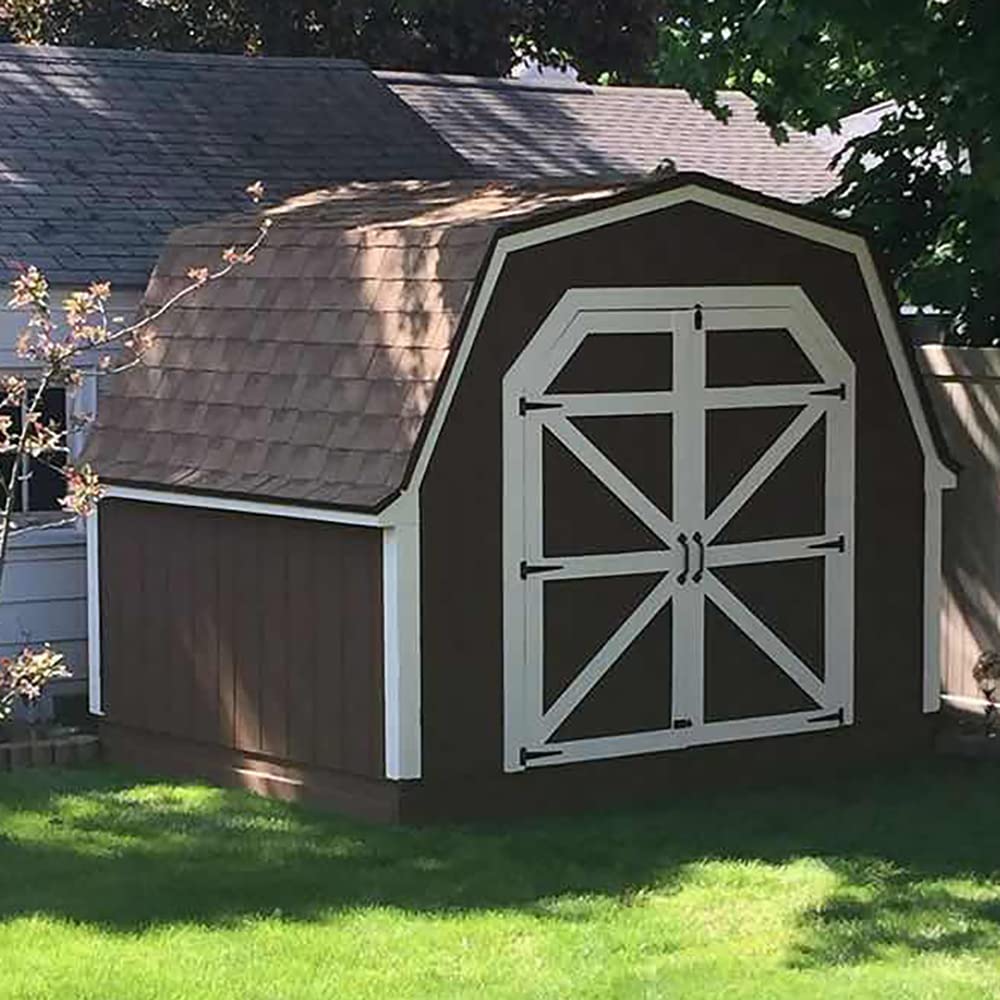 8 inch T Strap Hinges, Heavy Duty T-Strap Shed Door Hinges Gate Hinges, Tee Hinge for Wooden Fences,Yard Door,Barn Door Gates, Wrought Rustproof 4PCS