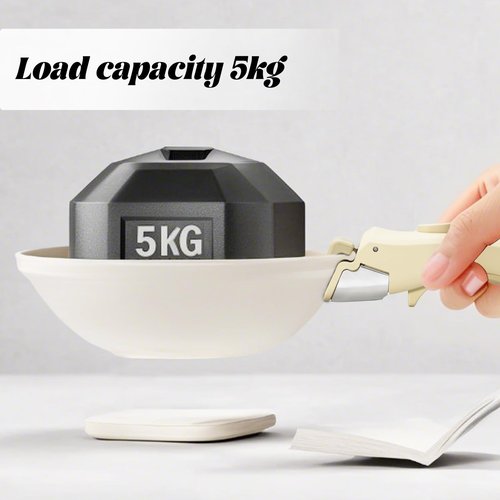 Detachable Handle Cookware Set 2 Pack Pots and Pans Replacement Handles Heat Resistant & Ergonomic Grip Compatible with Most Non-Stick Pans, Skillets & Pots (Beige and Black)