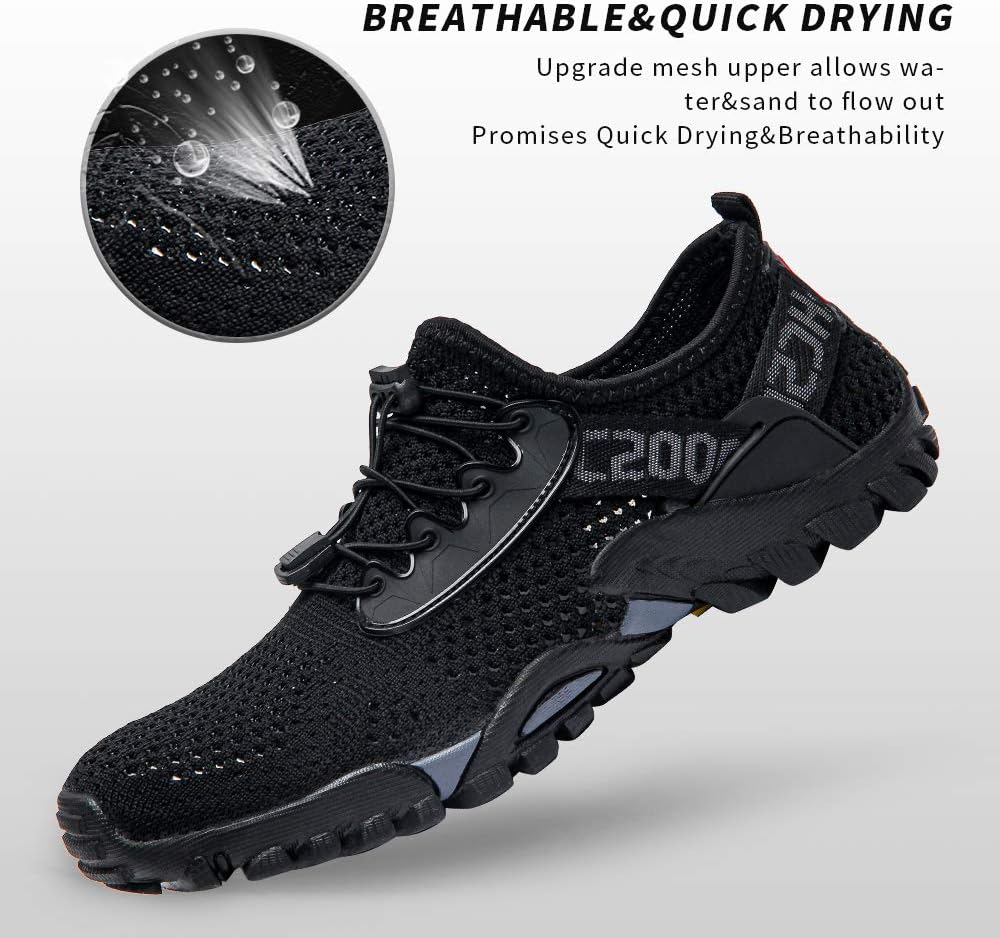 SOBASO Water Shoes - Quick-Drying Aqua Shoes for Men & Women | Ideal for Beach, Diving & Travel