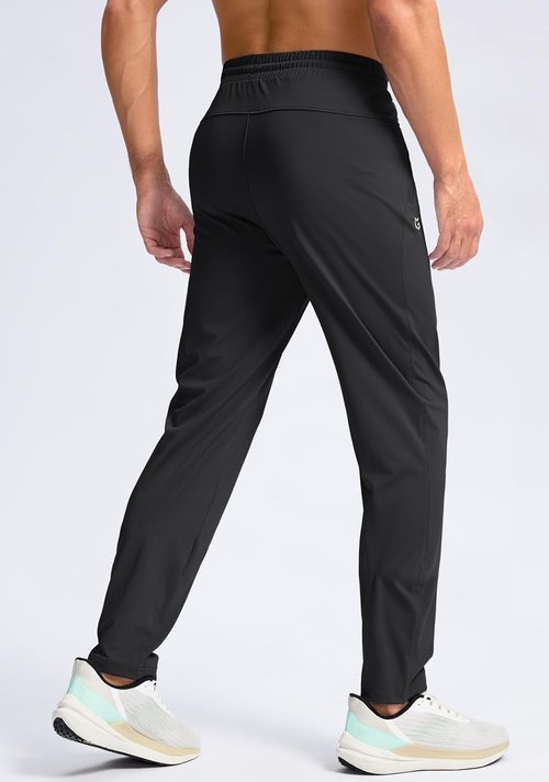 G Gradual Men's Athletic Sweatpants - Stretchy Long Joggers with Zipper Pockets | Available in 30"-36" Inseam