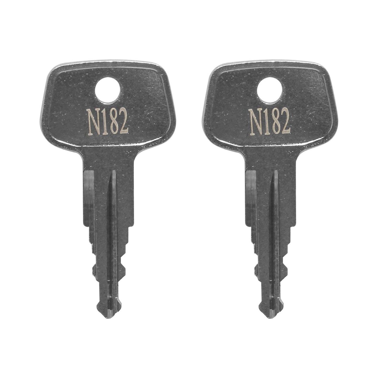 seork Car Rack Replacement Key N182 (2 Pcs) Fits for Thule Compatible Roof Racks, Cargo Box, Carriers, Crossbars Code N182