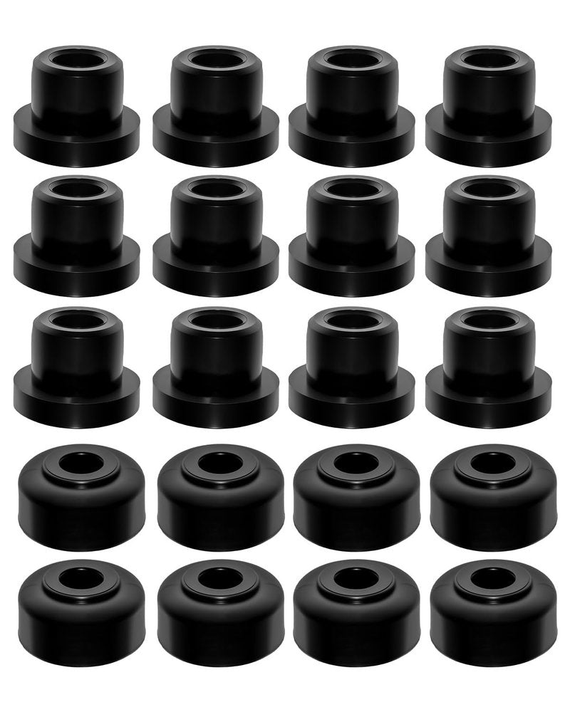 WQZLNX Golf Cart Lift A-Arm Bushing Kit Fit for GTW Front Lift and MadJax MJFX A-Arm Lift, Golf Cart Lift Bushings Kit, Black