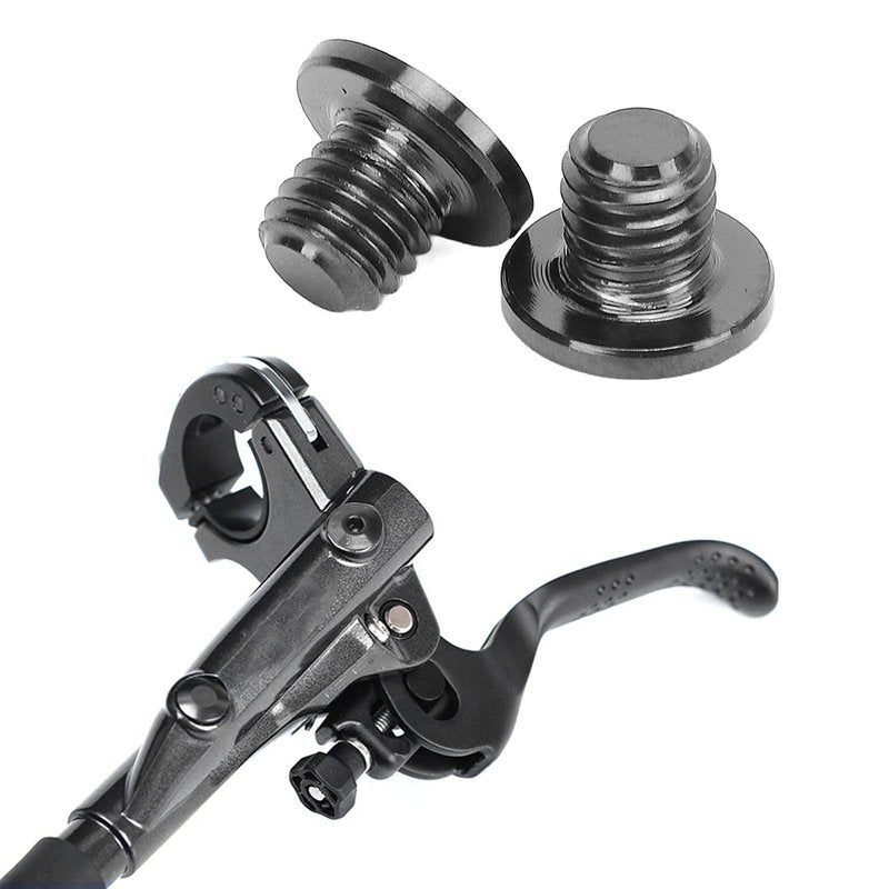 SPYMINNPOO Brake Hardware Kit, Alloy Integral Hydraulic Brake Bolts Brake Lever Screw Compatible with M7000 M8000 M9000 M9020 (Black)