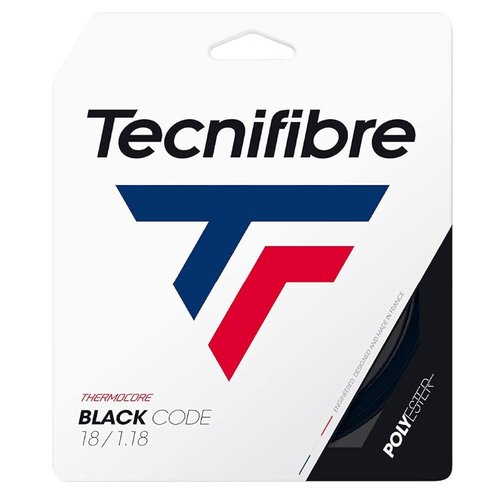 Tecnifibre Black Code Tennis String Set (18 gauge, 1.18)
