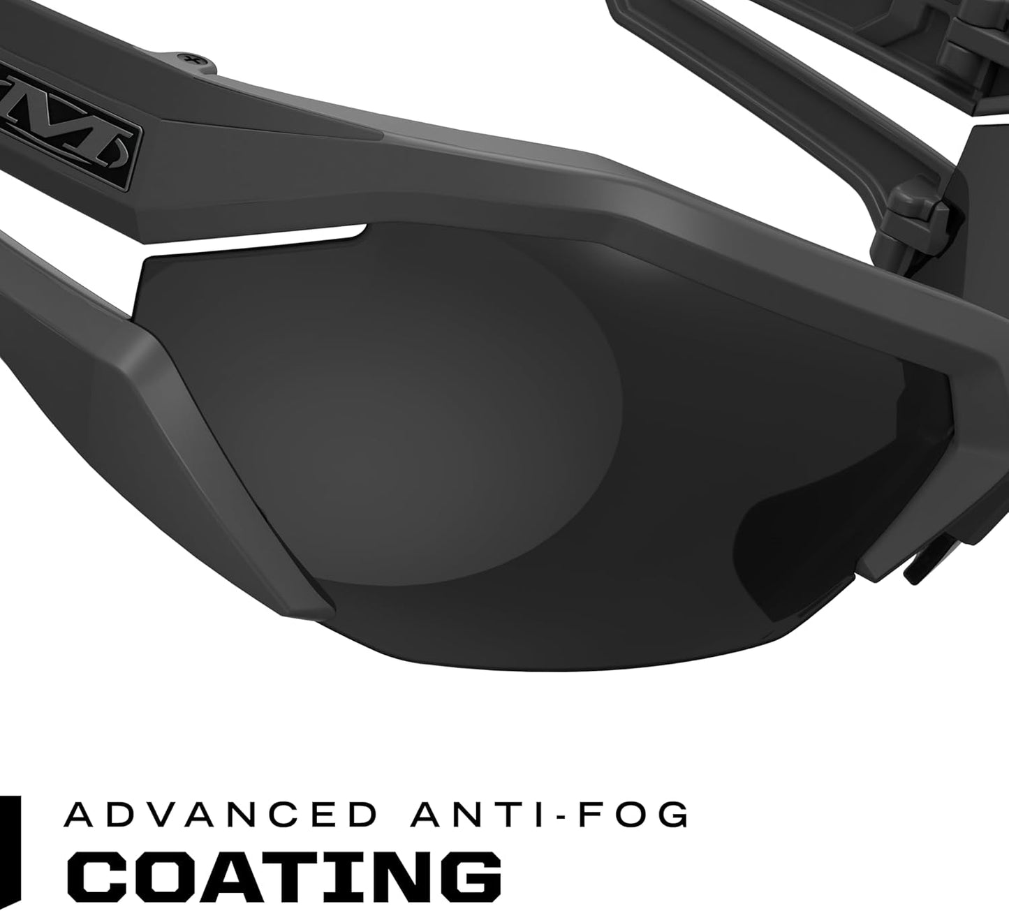 Mechanix Wear Vision Type-V Safety Glasses - Anti-Fog, Scratch Resistant, Lightweight Half Framed Eyewear (Smoke Lens)