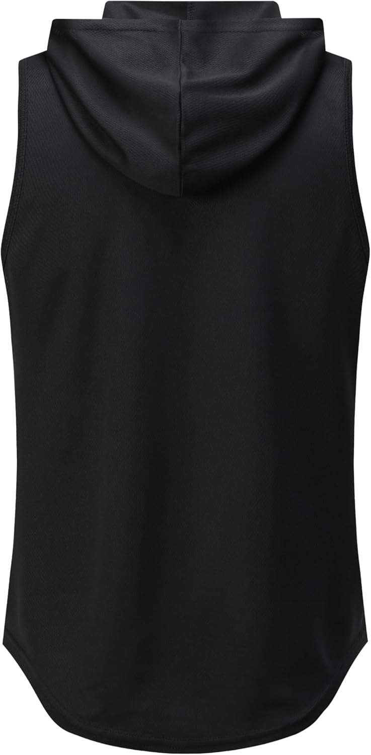 Skiennix Women's Hooded Tank Top - Quick Dry Sleeveless Yoga & Running Shirt | Perfect for Gym Workouts