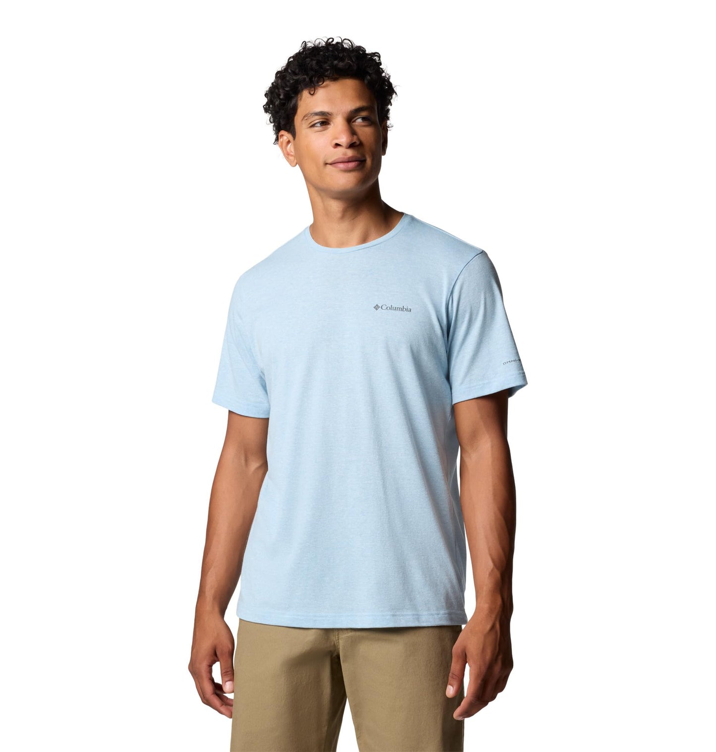 Columbia Mens Thistletown Hills Short Sleeve T-Shirt, Ripple Blue Heather, XX-Large