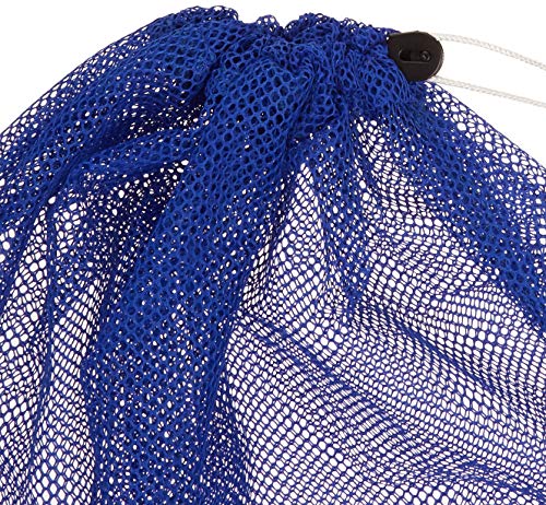 Heavy-Duty Mesh Equipment Ball Bag - 32" x 36" - Blue