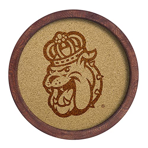 Monochrome Logo Note Board - James Madison Dukes Mascot Sign