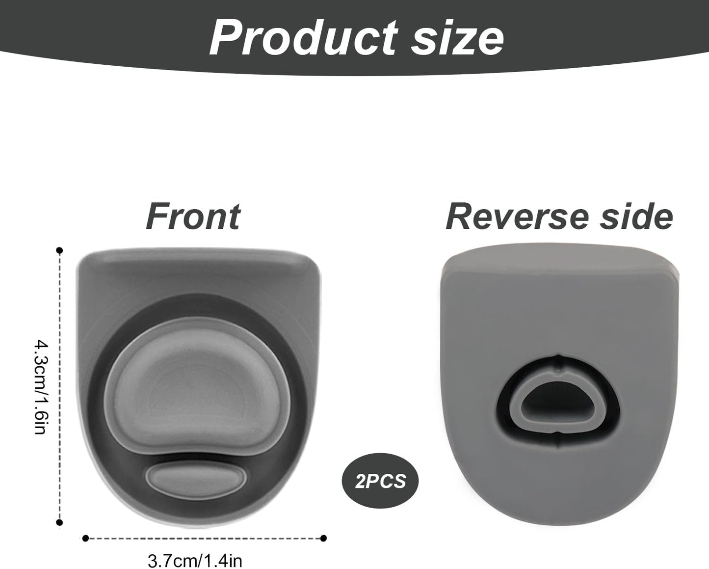 Owala | 2-Pack Replacement Stoppers for FreeSip Water Bottles - Leak-Proof Silicone Caps