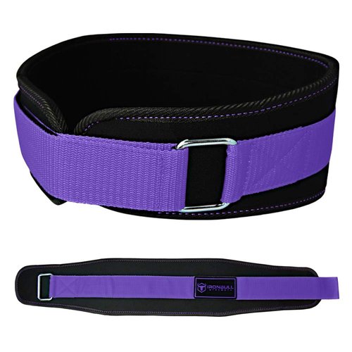 Women Weight Lifting Belt - High Performance Neoprene Back Support - Light Weight & Heavy Duty Core Support For WeightLifting and Fitness (Black/Purple, Small)