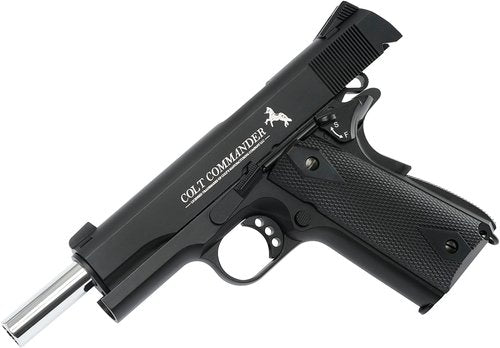 Colt Commander .177 BB Gun Air Pistol - Metal Frame Design for Realistic Shooting Experience
