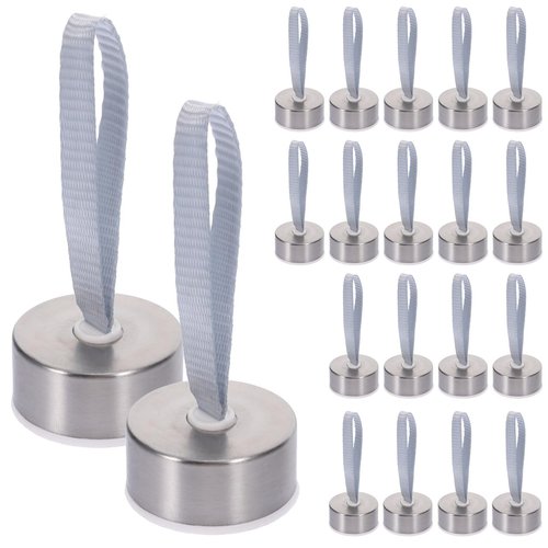 BESTonZON 20 PCS Water Bottle Replacement Caps, Universal Screw-On Design, Inner Diameter 38mm, Height 21mm, Leakproof Metal Caps with Rope for Reusable Water Bottles