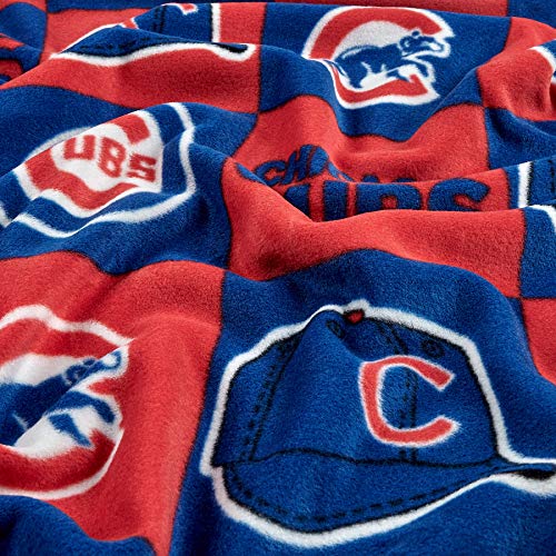 Chicago Cubs Fleece Fabric by the Yard - 60" Wide, Anti-Pill