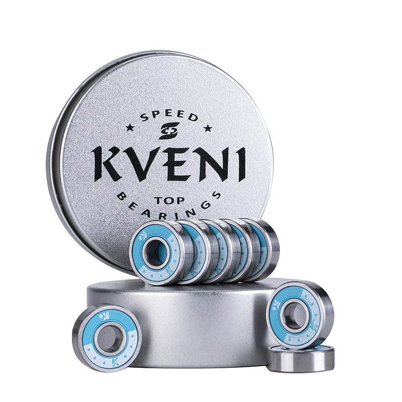 Ceramic Skateboard Bearings, 608rs Skate Bearing, Pro Longboard Bearings ABEC | Skate Tool All-in-One, Skateboard T Tools Accessory - with T-Type Allen Key and L-Type Phillips Head Wrench Screwdriver