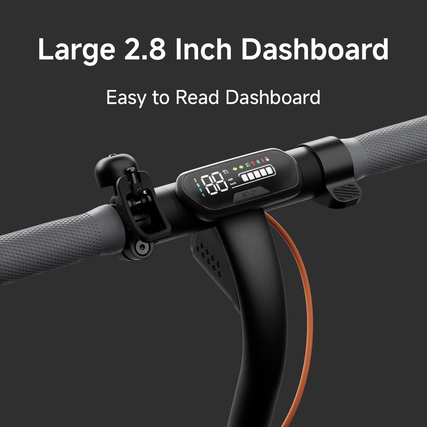 Segway Ninebot E2 Plus Electric Scooter - 15.5–20 MPH, Long Range, Foldable Design, UL Certified