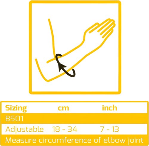 BraceUP Elbow Brace for Tendonitis - Adjustable Forearm Support for Pain Relief | Unisex Tennis Elbow Strap