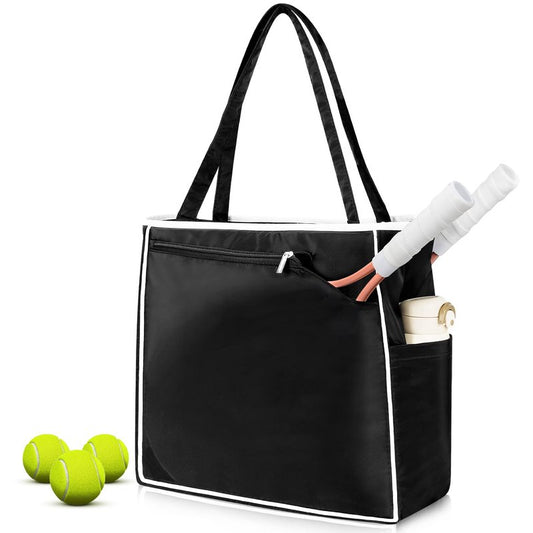 Tyxauk Tennis Tote Bag for Women, Lightweight Waterproof Tennis Racket Bag Holds 2 Rackets, Pickleball Bag, Large Sports Tote