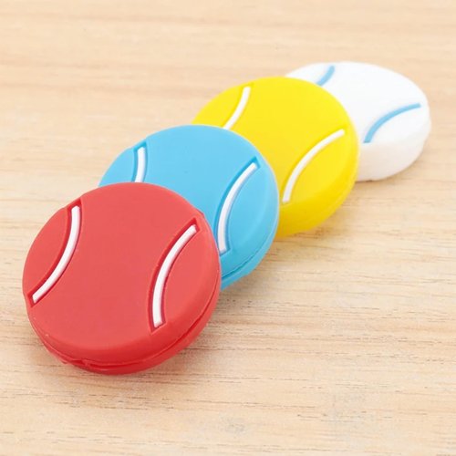 HZ Yihai Autumn 8 Pcs Tennis Shape Vibration Dampener，Tennis Racket Shock Absorber，Tennis Racket Vibration Dampeners，Antivibrador Raqueta De Tenis，Racquet Accessories，Great for Tennis Players