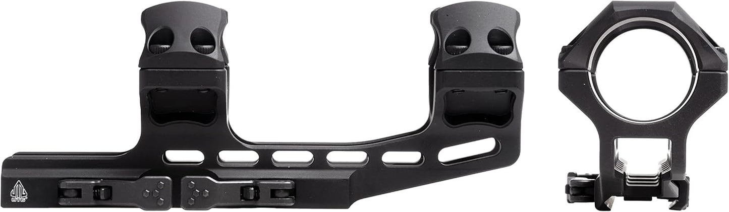 UTG ACCU-SYNC QR 30mm Scope Mount - High Profile with 50mm Offset | Sleek Black Finish