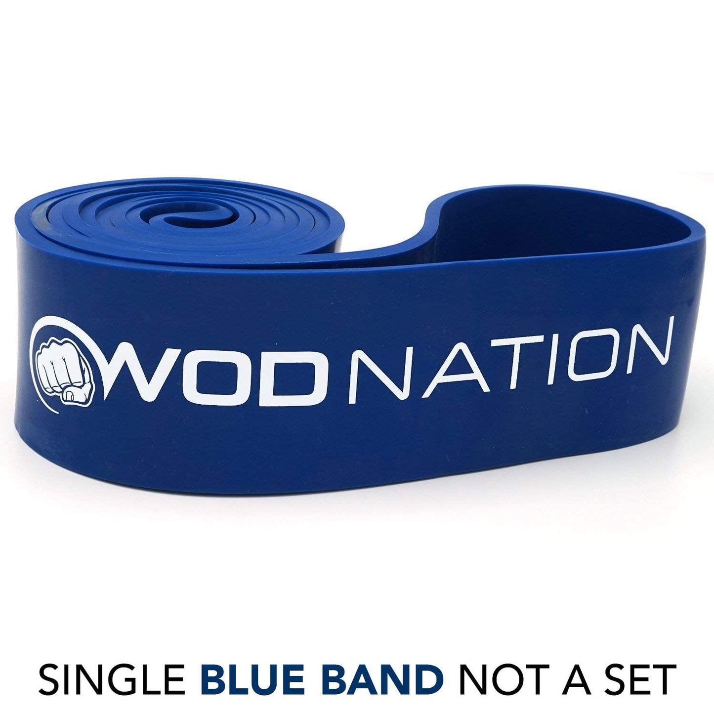 WOD Nation Resistance Bands - Single, 40-80 lbs, Purple - Exercise Bands for Calisthenics, Strength Training & Yoga - Pull Up Assist for Pull Up Bar & Mobility